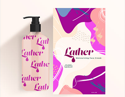 Lather-Tween Skincare Brand Identity Concept
