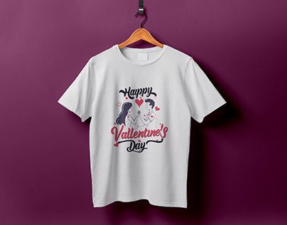 Valentine's Day t-shirt for couple.