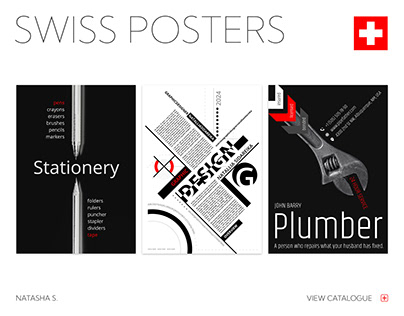 Project thumbnail - SWISS POSTERS DESIGN