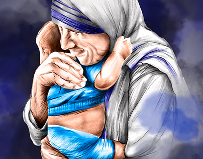 St Mother Teresa Drawing by Greg Joens - Fine Art America-saigonsouth.com.vn