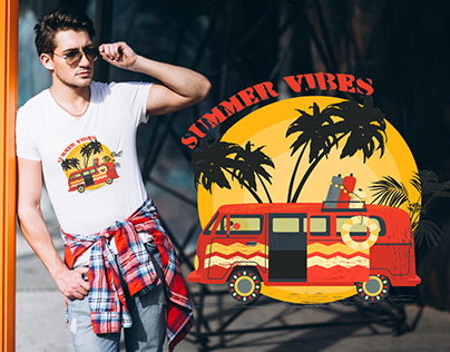 T-Shirt design - Summer vibe