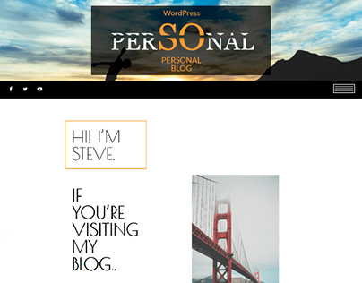 Personal - Blog WordPress Theme