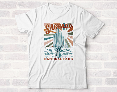 Saguaro National Park T-shirt Design