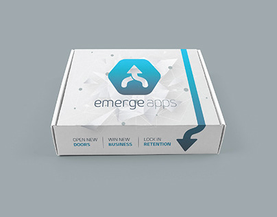 Box packaging for tech firm