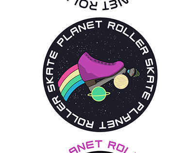 Planet Roller Skate Logo