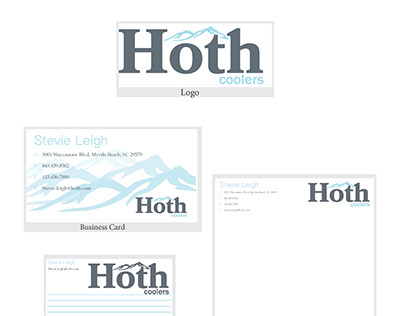 Hoth Coolers stationery set