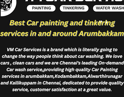 car tinkering and painting services in kallikuppam