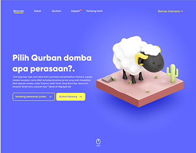 Web Qurban Service concept