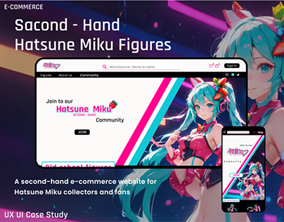 Second - Hand Hatsune Miku figures Website/ Mobile ver.