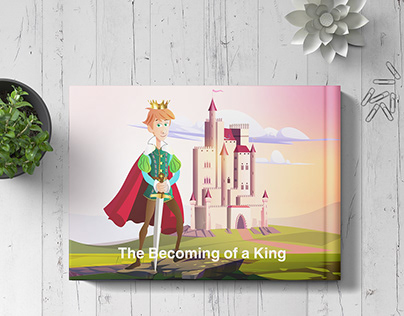Project thumbnail - "The Becoming a King" illustrated story