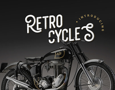 Retrocycles - Typeface Font