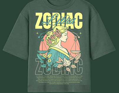 Zodiac Liber t-shirt design