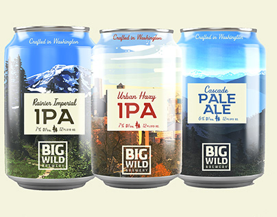 Project thumbnail - Big Wild Brewery | Branding and Package Design