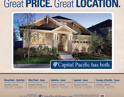 Capital Pacific Homes - Ad
