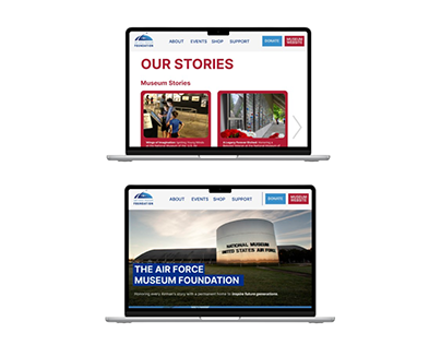 Project thumbnail - Air Force Museum Foundation Website Redesign