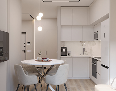 Дизайн-проект интерьера квартиры 58 квМ