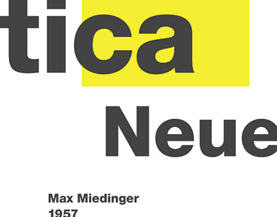 Font Mannerism Portfolio - Helvetica Neue