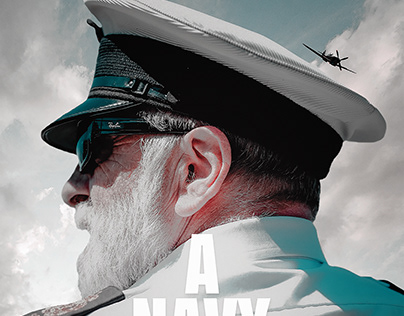 A NAVY OFFICER POSTER