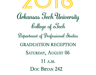 Graduation Reception Summer 2016