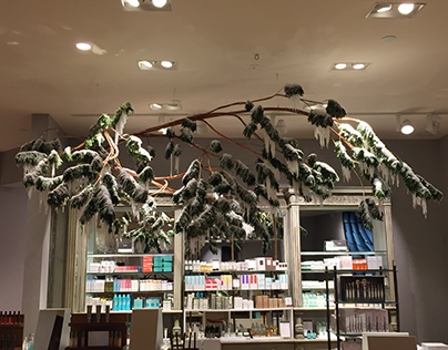 Winter Beauty Display- Anthropologie & Co.
