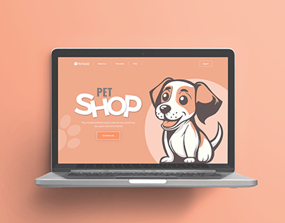 Pet Shop Landing Page