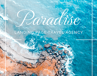 Landing page travel agency
