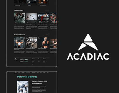 Project thumbnail - Acadiac Fitness