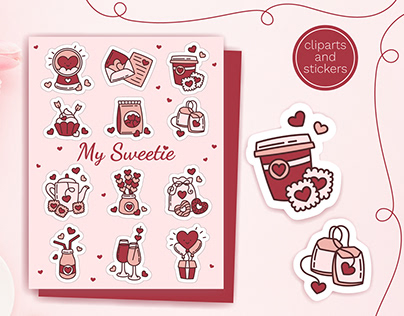 My Sweetie - cliparts and stickers