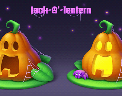 Not so spooky Jack-O'-lantern
