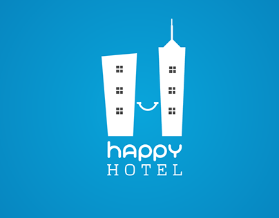 Happy Hotel Logo and App part 1