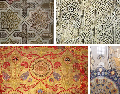 Wallpaper collection in oriental style