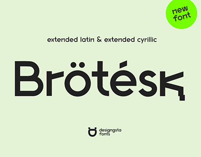 Brotesk Grotesk Typeface