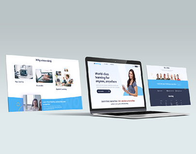 e-learning Landing Page