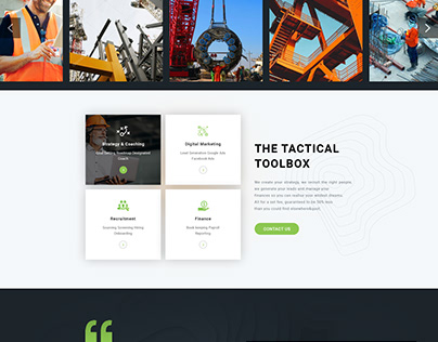 TRACTICAL TRADIE | NEW MOCKUP | UI TEMPLATE