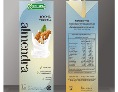Packaging Leche de Almendras