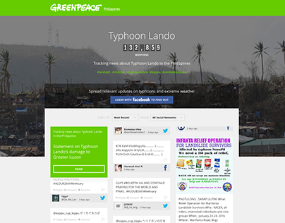Social Media Post Aggregator App for Greenpeace