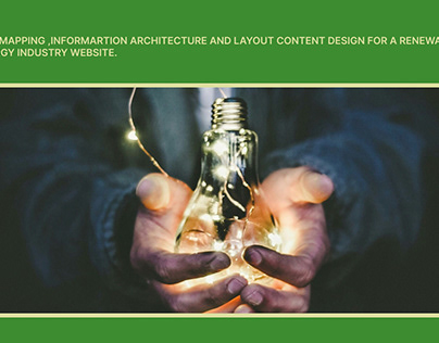 Sitemap, I.A and Layout Content Design