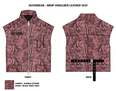 OUTERWEAR FLAT SKETCHES FOR 9FIGR