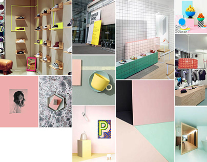 Moodboards for Retail Design