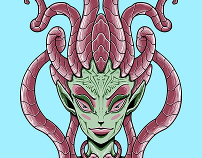 red tentacles - design for sale