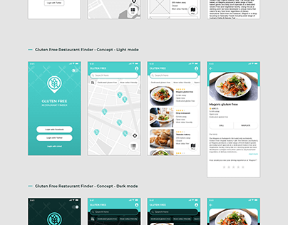 Gluten Free Restaurant Finder - Concept 1