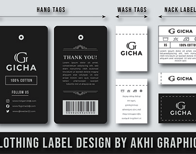 Hang Tag Design / Clothing Label Design