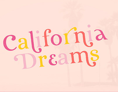FONT - California Dreams
