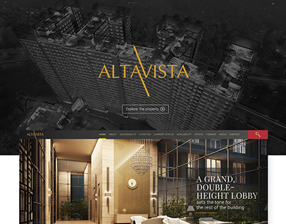 Altavista Website UI UX