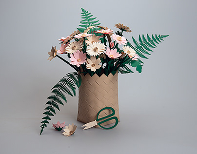 Paper sculpture for Antalis
