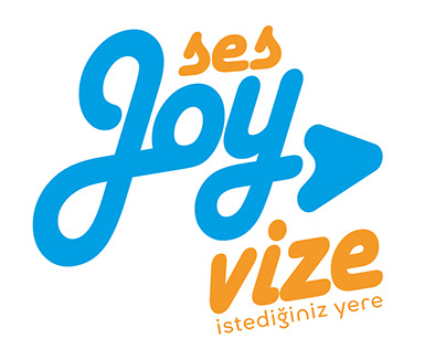 Ses Joy Vize logo ve kısa kurumsal uygulamalar