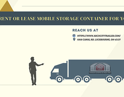 Rent mobile storage container for your business