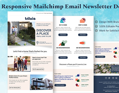 Mailchimp Email Newsletter Design
