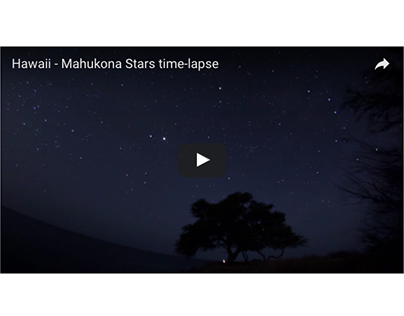 Time-lapse - Mahukona Stars
