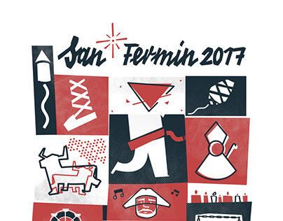San Fermín 2017 Contest t-shirt